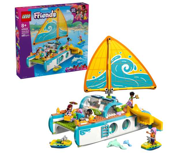 LEGO Friends 42664 Przygoda na łodzi - 1331628 - zdjęcie 2